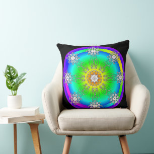 Oreiller à lancer de mandala celtique