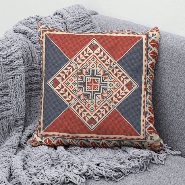 Oreiller à lancer de mode palestinien Tatreez 6 (Créateur téléchargé)