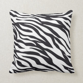Oreiller à lancer de modèle Zebra