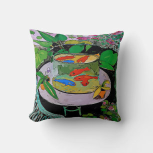 Oreiller à lancer de poisson comique