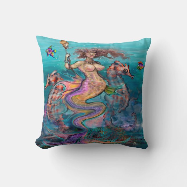 Oreiller à lancer de sirène (Recto)