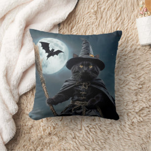 Oreiller à lancer de sorcière d'Halloween