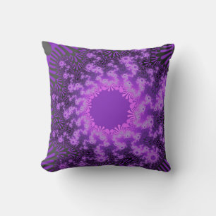 Oreiller à lancer de Sunburst Métallurgique violet