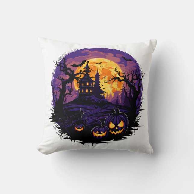 Oreiller à lancer d'Halloween (Recto)
