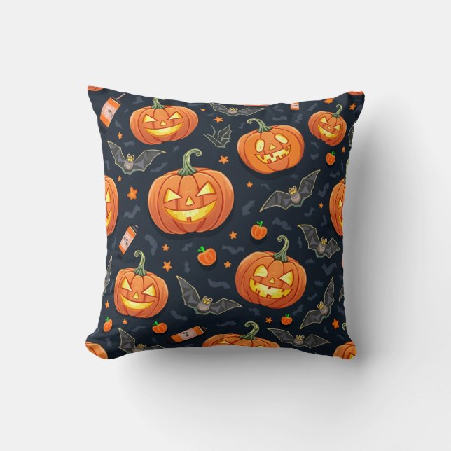 Oreiller à lancer d'Halloween (Recto)