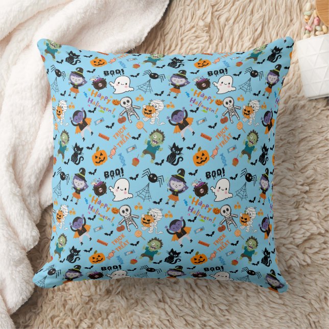 Oreiller à lancer d'Halloween mignon (Couverture)