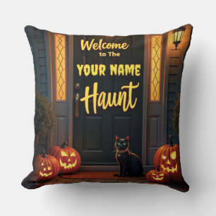 Oreiller à lancer d'Halloween personnalisé