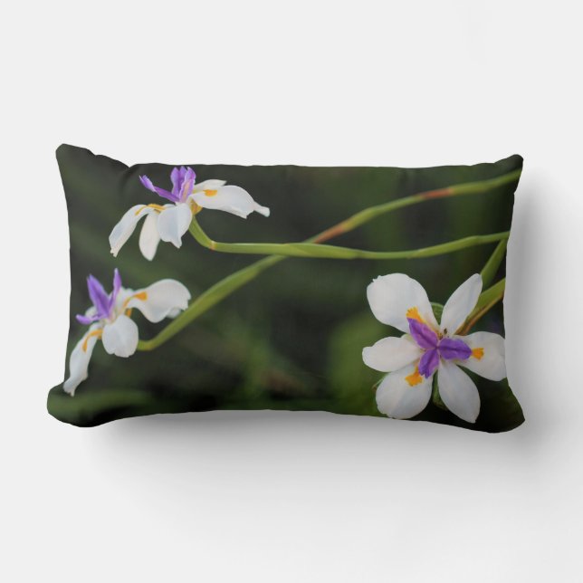Oreiller à lancer d'Iris sauvage / Coussin (Recto)