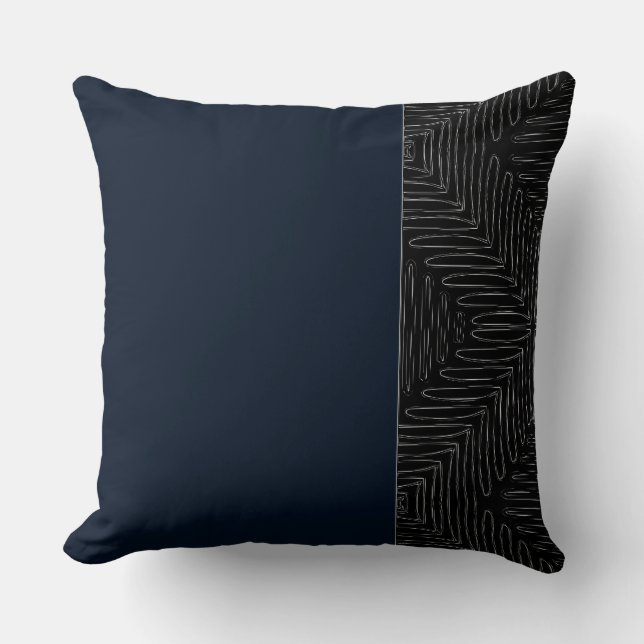 Oreiller à lancer en tissu de boue Boomerang (Recto)