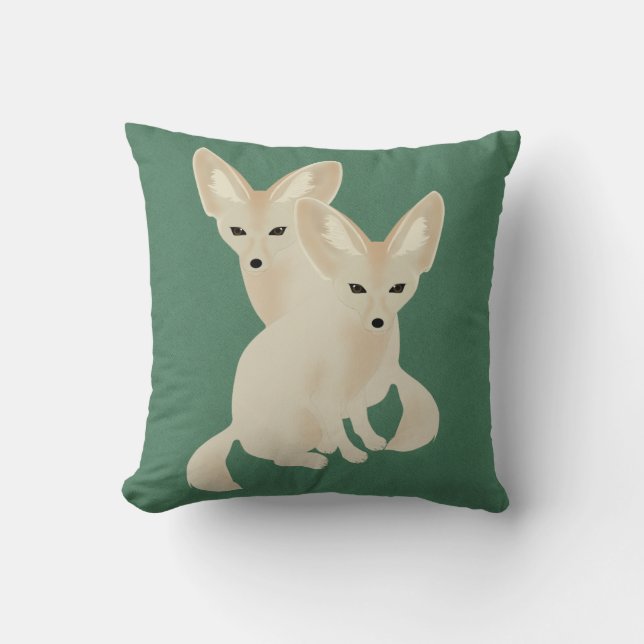 Oreiller à lancer Fennec Fox (Recto)