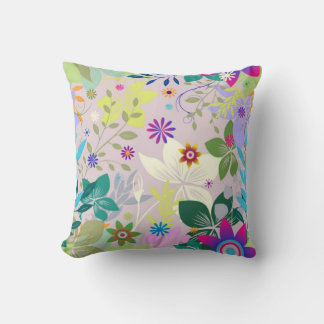 Oreiller à lancer Floral Deco