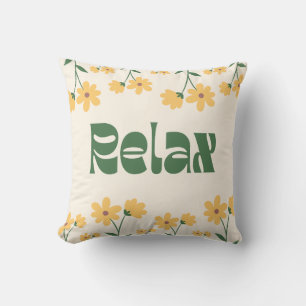 Oreiller à lancer Floral Relax - Devis Inspiration