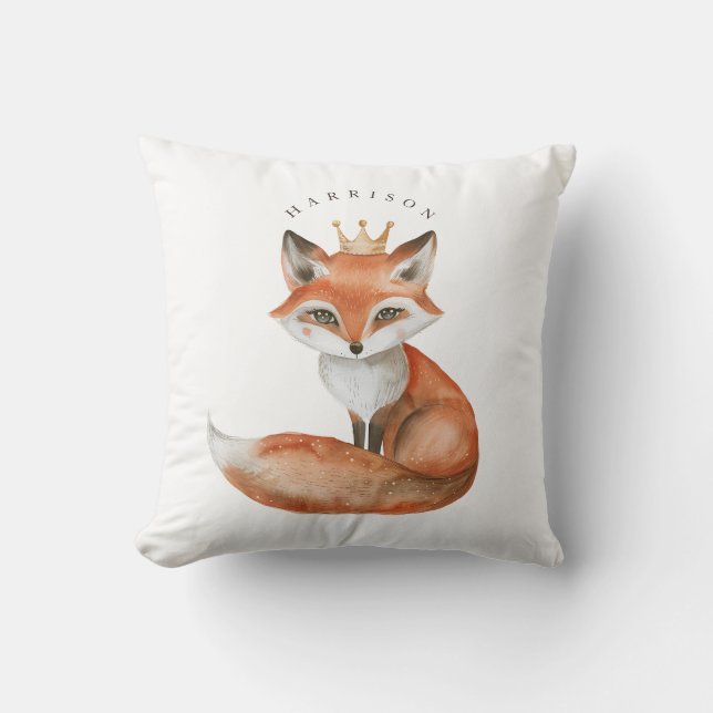 Oreiller à lancer Fox 16" x 16" (Recto)
