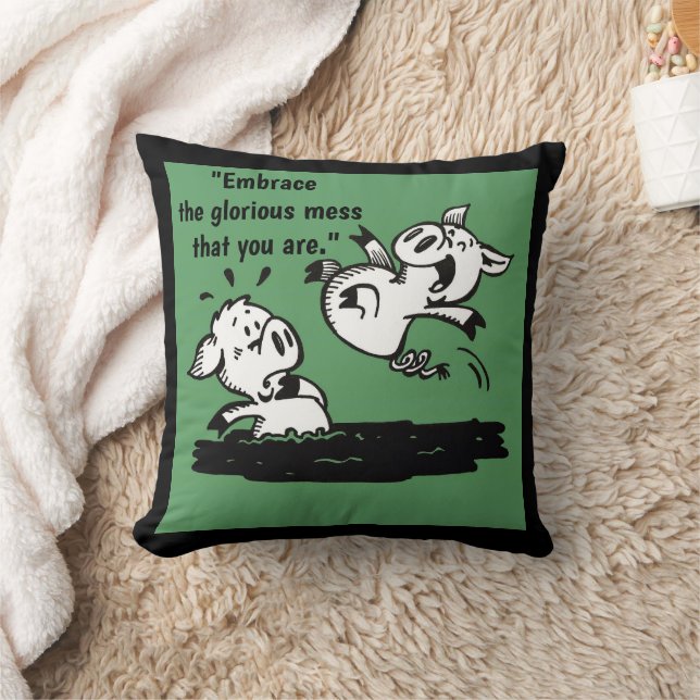 Oreiller à lancer 'Glorious Mess' (Couverture)