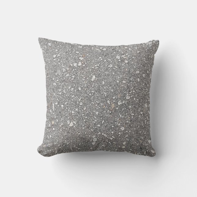 Oreiller à lancer gris (Recto)