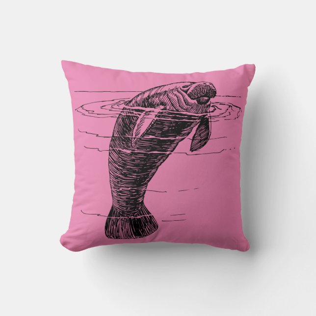 Oreiller à lancer Manatee (Recto)