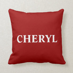 Oreiller à lancer monogramme