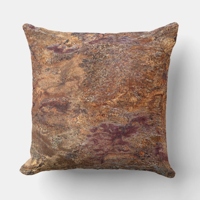 Oreiller à lancer Motif granit (Recto)