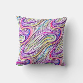Oreiller à lancer Pastel Swirlscape