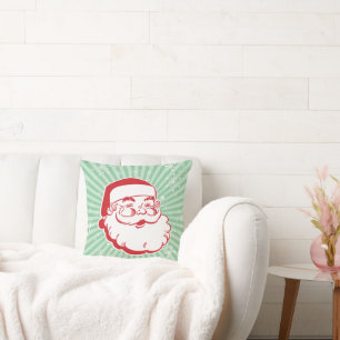 Oreiller à lancer Père Noël moderne du milieu du s