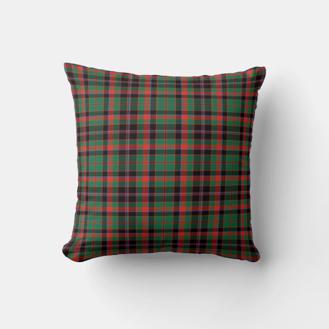 Oreiller à lancer Plaid Cumming Chasse Tartan anti (Recto)