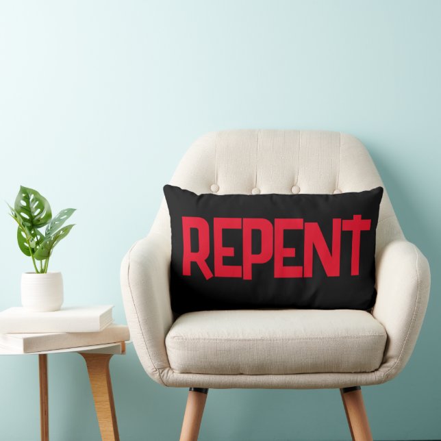 Oreiller à lancer REPENT (Chaise)