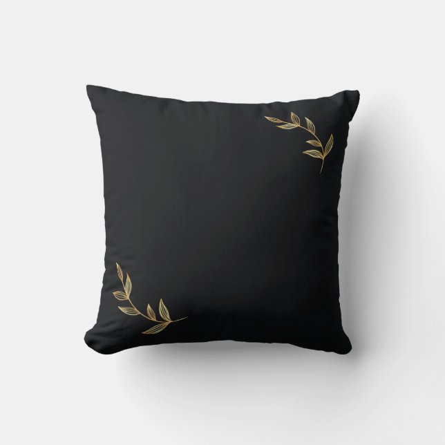 Oreiller à lancer réversible Gold Sprig (Recto)