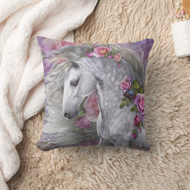 Oreiller à lancer Rose d'été (Couverture)