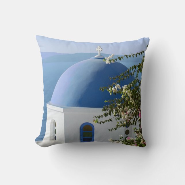 Oreiller à lancer Santorini / Coussin (Recto)