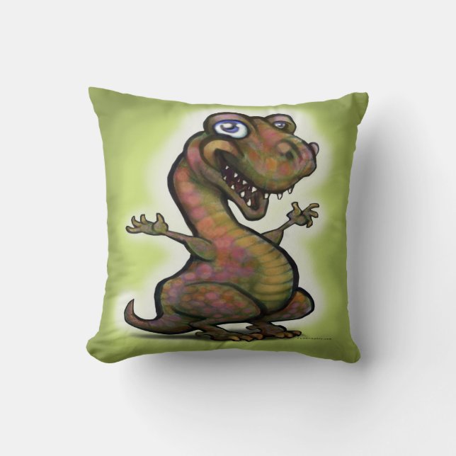 Oreiller à lancer T-Rex pour bébé (Recto)