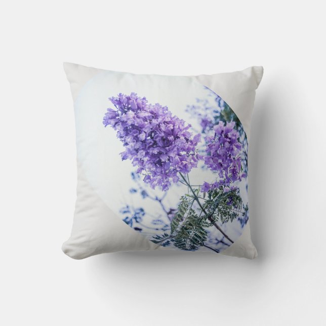 Oreiller à lancer violet (Recto)