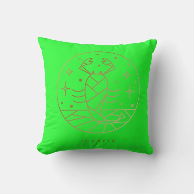 Oreiller à lancer Zodiac Scorpio (Recto)