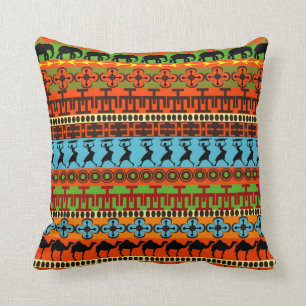 Oreiller à motif africain