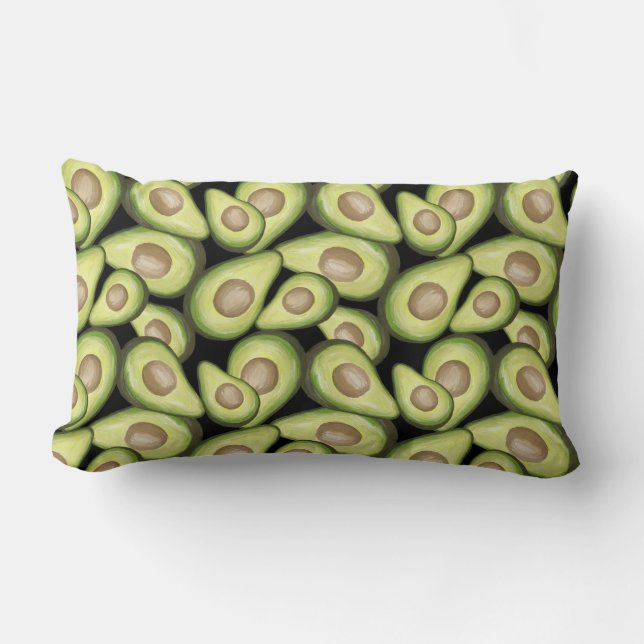 Oreiller à motif "Avocat" (Recto)
