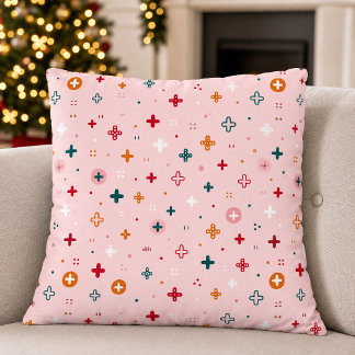 Oreiller à motif continu de Noël