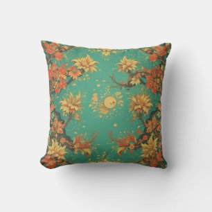 oreiller à motif de fond chinois