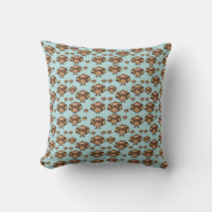 Oreiller à motif dinde d'automne – Thanksgiving fe