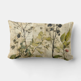 Oreiller à motif floral vintage