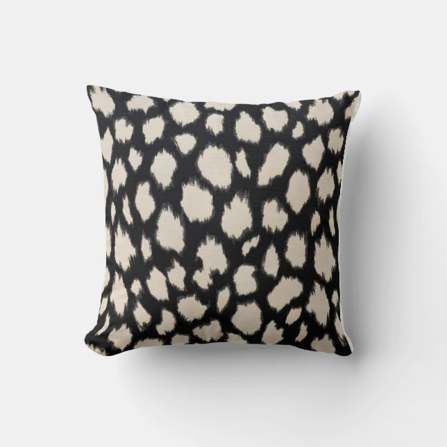 Oreiller à motif léopard chic sauvage (Recto)