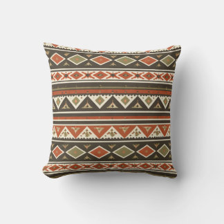 Oreiller à motif rayure tribal boho
