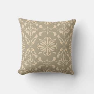 Oreiller à motif répétitif de couleur douce élégan