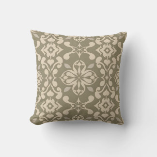 Oreiller à motif répétitif de couleur douce élégan