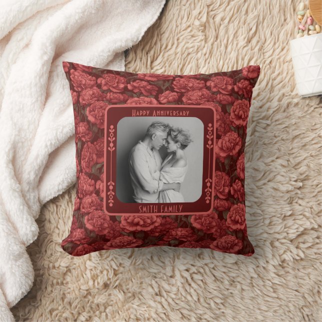 Oreiller À Throw À 15E Anniversaire Des Parents Br (Couverture)