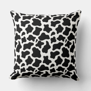 Oreiller accent à motif vache