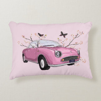 Oreiller accent Figaro rose - coussin de sol