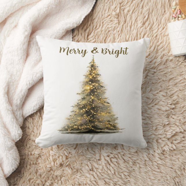 Oreiller accentué d'arbre de Noël rustique Citatio (Couverture)
