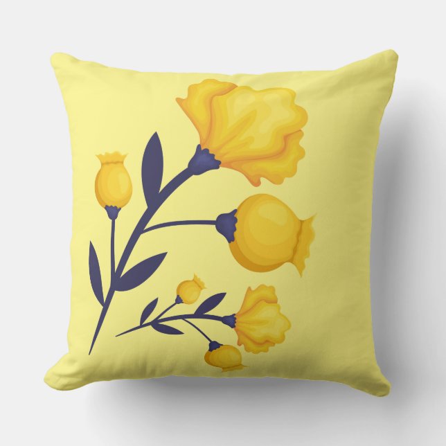 Oreiller accentuel-Tulipes Coussin de décoration (Recto)