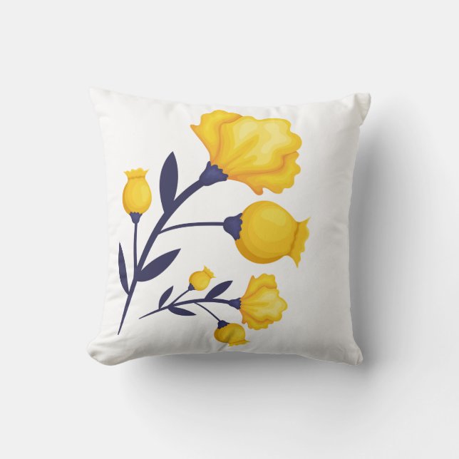 Oreiller accentuel-Tulipes Coussin de décoration (Recto)