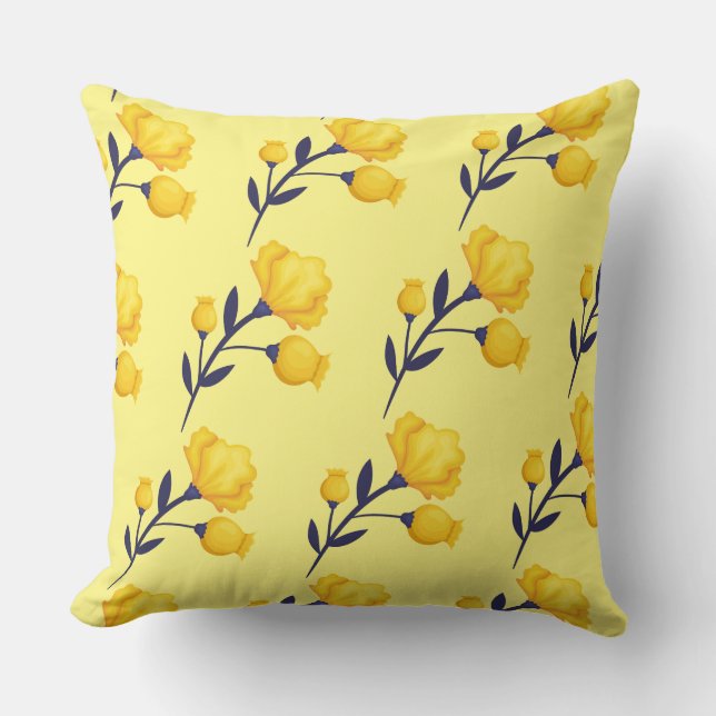 Oreiller accentuel-Tulipes Coussin de décoration (Recto)