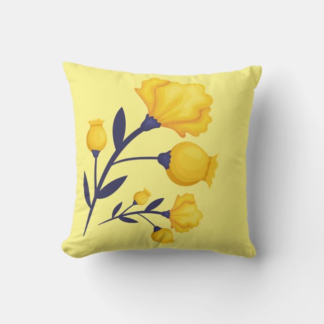 Oreiller accentuel-Tulipes Coussin de décoration (Recto)